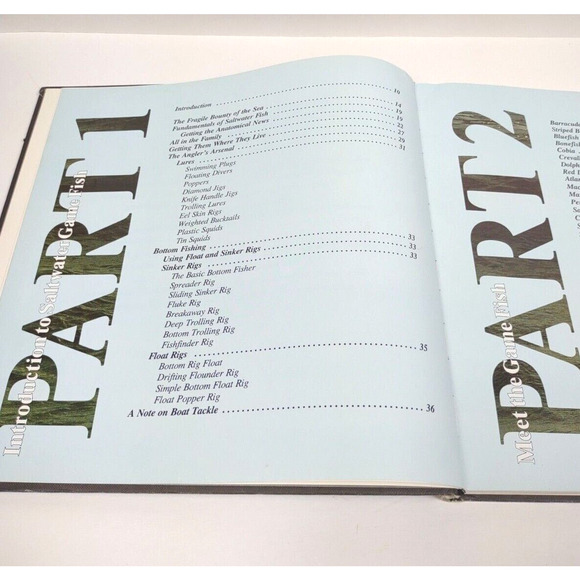 Saltwater Game Fish of North America Book Herbert A. Schaffner 1989 Hunting VTG - Picture 7 of 12